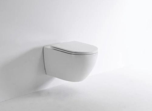 Унитаз подвесной Tece TeceSpring 9700998 белый с сиденьем микролифт безободковый смыв торнадо