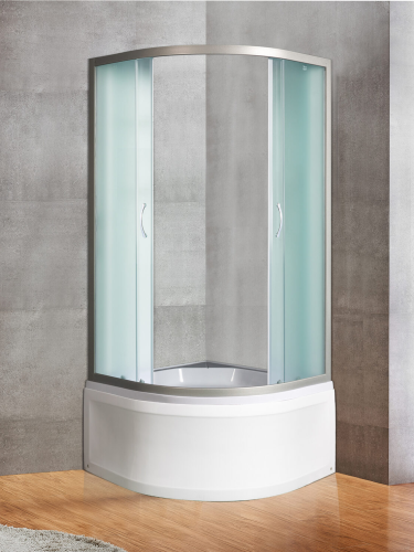 Душевой уголок River DON 10000000698 80х80 стекло матовое профиль хром матовый без поддона