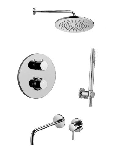 Душевая система Paffoni Light KITLIQ018CR006KING встраиваемая в стену