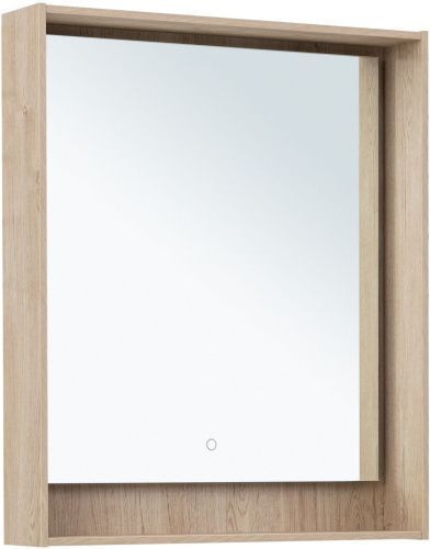 Зеркало в ванную Aquanet Милан 00336404 70х83 цвет светлое дерево