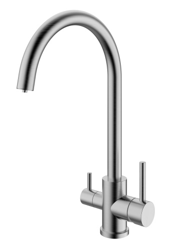 Смеситель для кухни SUS9035-37 на мойку сатин