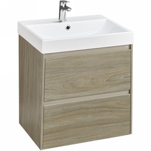 Тумба под раковину Roca Ona A857613511 59х45х57 подвесная цвет темный вяз