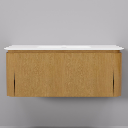 Тумба с раковиной Art Decco Coco (Коко) ACC10W14S100 100x45x40 подвесная цвет белый дуб