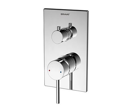 Смеситель для душа Bravat Arc P69193C-ENG встраиваемый в стену хром