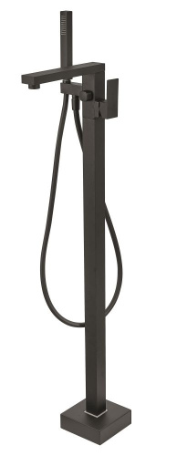 Смеситель Fiore Kube 100NN8554 напольный черный матовый