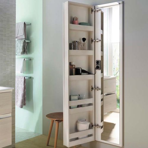 Шкаф-пенал Burgbad Sys30 шкафы SPIJ040L461 40х15х176 цвет белый