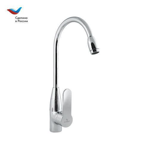 Смеситель для кухни Славен Коттедж СЛ-ОД-Ф29 на мойку хром