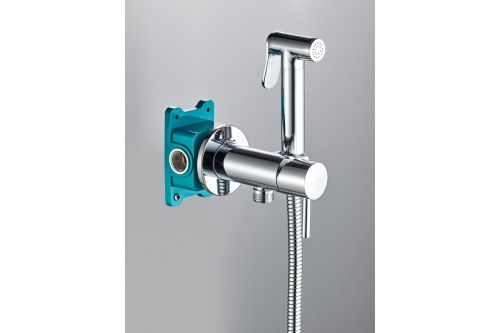 Гигиенический душ со смесителем ALMAes Benito AL-859-01 хром