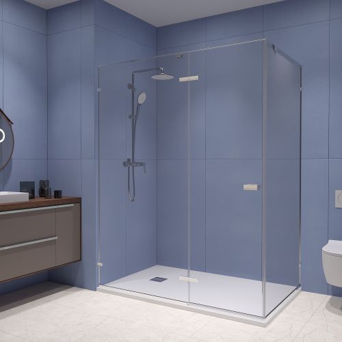 Душевой уголок RGW Stilvoll 353204008-11 100х80 стекло прозрачное профиль хром глянцевый без поддона
