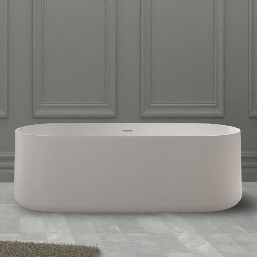 Ванна из искусственного камня Abber Stein AS9607 170х75 отдельностоящая овальная с ножками