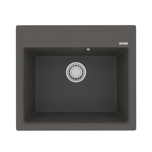 Кухонная мойка LeMark Hanka 570 9910017 57х50 цвет серый поверхность матовая