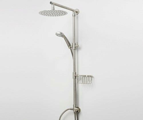 Душевая стойка WasserKRAFT Wern 4200 A038 настенная цвет никель - фото 2