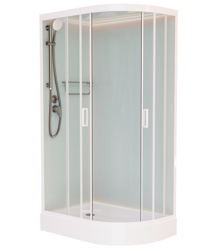 Душевая кабина Frank 418418 100х80 с крышей ориентация левая
