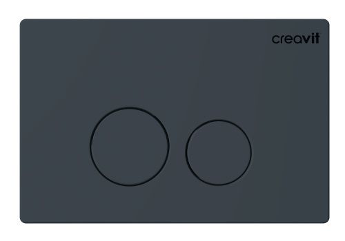 Клавиша смыва механическая Creavit GP9002.04 цвет антрацит