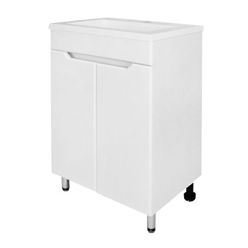 Тумба с раковиной Loranto Палермо CS00093376 50х35х84 напольная цвет белый