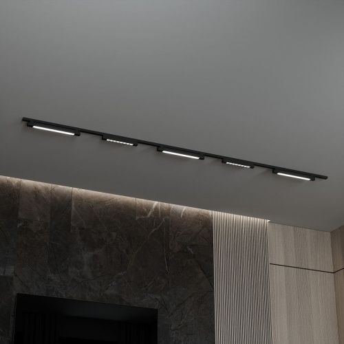Трековая система со светильниками №8 однофазная накладная Hesby Lighting Skylite (Скылите) HSBL_kompl_S008_NI3B3K