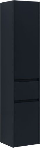 Шкаф-пенал Aquanet Бруклин 00310138 35х31х163 подвесной цвет черный