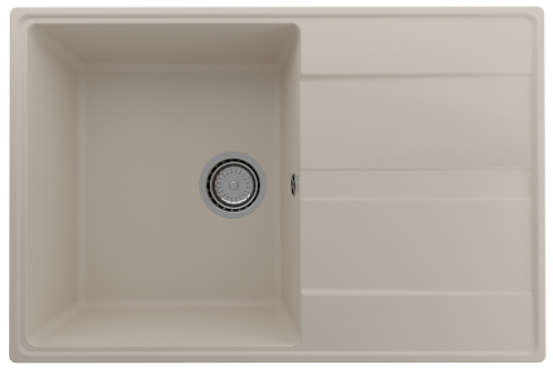 Кухонная мойка Ulgran Quartz Prima 750-02 75х50 цвет бежевый поверхность матовая
