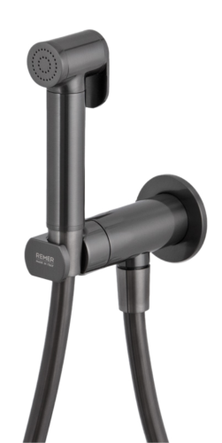 Гигиенический душ со смесителем Remer N64WCFP графит