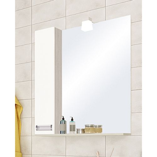 Зеркало-шкаф Aquaton БЕККА 1A214702BAC20 70х14х85 подвесной цвет дуб светлый