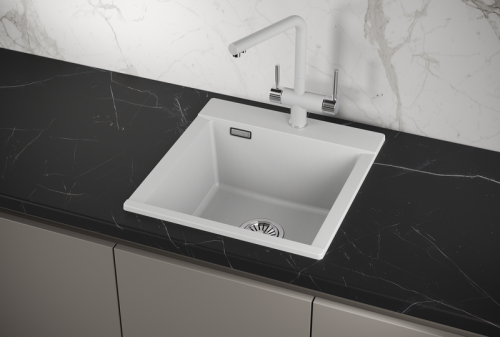 Кухонная мойка Granula 4701, АРКТИК 47х50 цвет светло-серый поверхность матовая