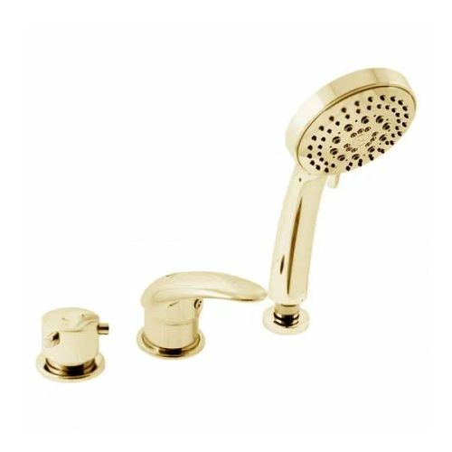 Смеситель RavSlezak D475.5PZ на борт ванны золото