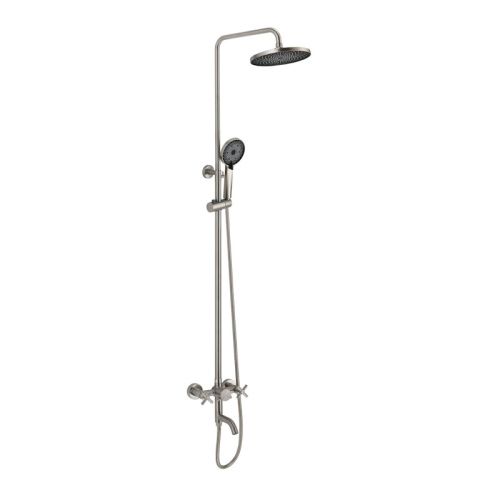 Душевая стойка Fmark FS8445 настенная цвет серый