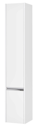 Шкаф-пенал Aquaton 1A230503KP01L 30х27х163 подвесной цвет белый