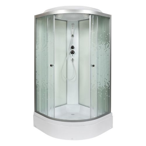 Душевая кабина AvaCan L710 100х100 четверть круга с крышей ориентация универсальная