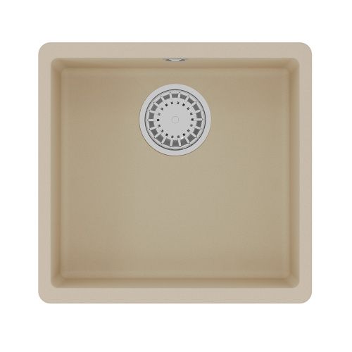 Кухонная мойка LeMark Sinara 440-u 9910068 44х42 цвет бежевый поверхность матовая
