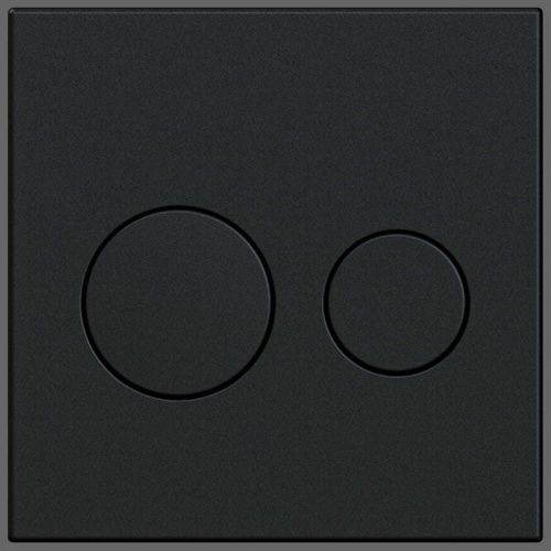 Клавиша смыва механическая KK POL UNI 350/PPC/072-00-00 цвет черный матовый