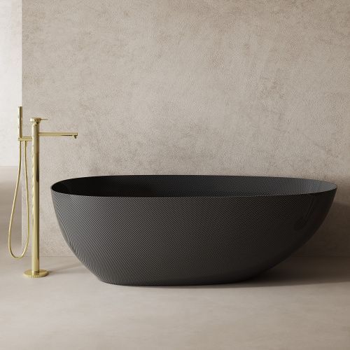 Ванна карбоновая Abber Karbon AK9011-1.7 170х80 отдельностоящая овальная