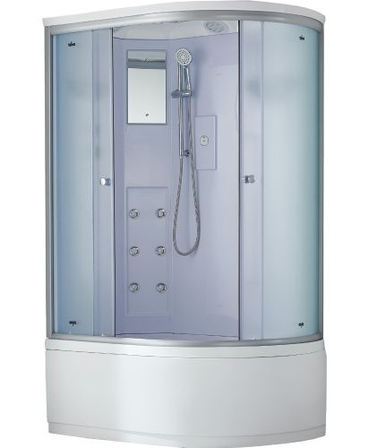 Душевая кабина Timo Standart T-5520LГ/М-T-CT55 120х85 асимметричная с крышей