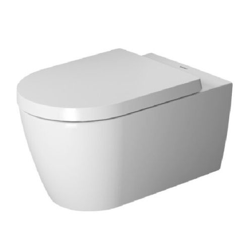 Чаша унитаза подвесная Duravit ME by Starck 2529090000 цвет белый без сиденья безободковая каскадный смыв