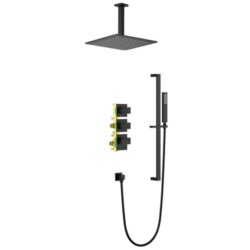 Душевая система Timo Selene SX-2039/17SM встраиваемая в стену с термостатом