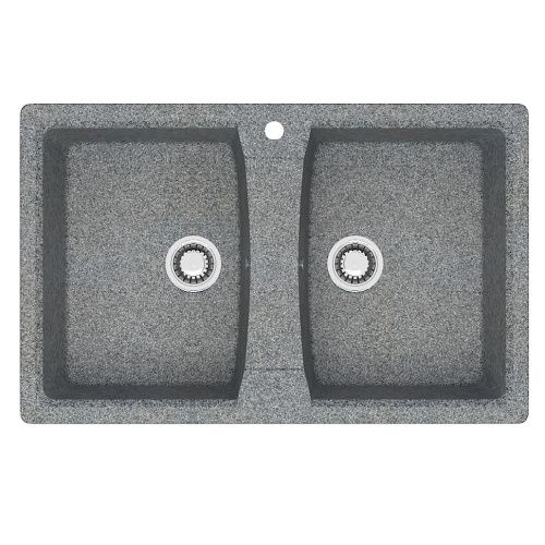 Кухонная мойка Azario Elmas CS00084167 78х50 цвет темно-серый