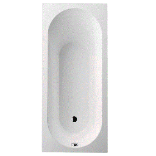 Ванна квариловая Villeroy Boch Oberon UBQ160OBE2V-01 160х75 пристенная овальная с ножками