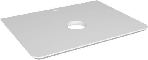 Столешница Aquanet Эмбер 00330473_old 61х46 накладная цвет белый