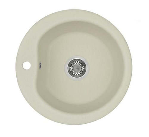 Кухонная мойка Aquaton Мида 1A712732MD240 51х51 цвет жемчуг поверхность матовая