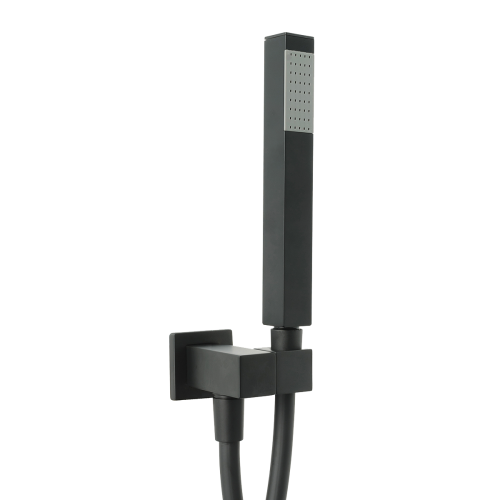 Душевой гарнитур Mariani B14241PF00 настенныйу черный