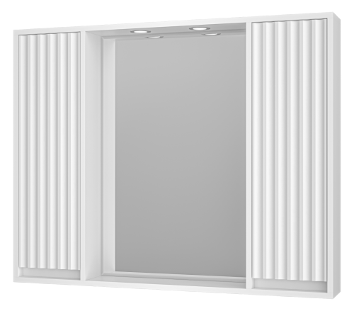 Зеркало-шкаф Brevita Balaton BAL-04100-01-011 98х14х80 подвесной цвет белый