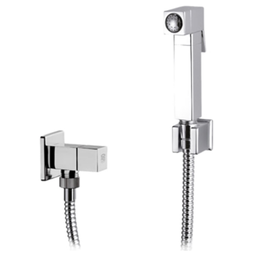 Гигиенический комплект с запорным вентилем Remer 332RES хром