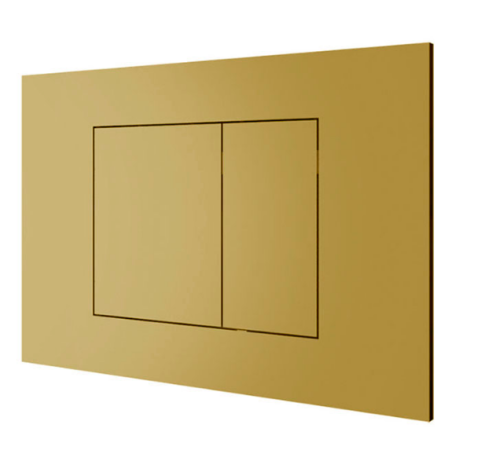 Клавиша смыва пневматическая Almar WC Plate E330001.GO цвет золото