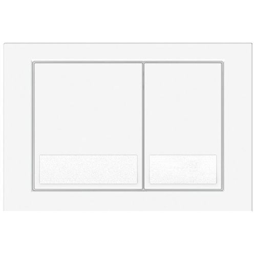 Клавиша смыва механическая KK POL M06 SPP/030/0/K цвет белый глянцевый