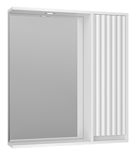 Зеркало-шкаф Brevita Balaton BAL-04075-01-П 73х14х80 подвесной цвет белый