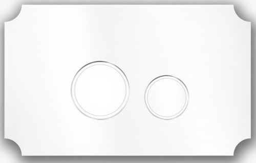 Клавиша смыва механическая KK POL AQUAFIORI VINTAGE 350/AFV/077-00-00 цвет белый матовый