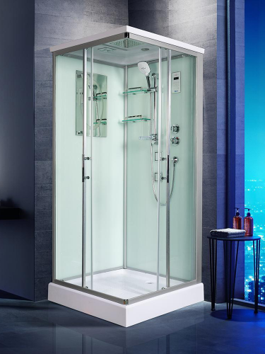 Душевая кабина WeltWasser WW500 LAINE 1004 (10000003269) 100х100 с крышей ориентация универсальная