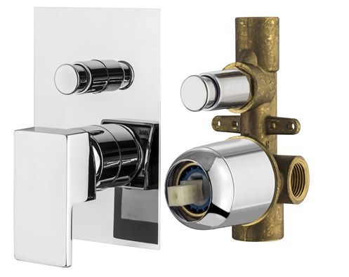 Смеситель для душа Plumberia Selection Tag KITTG1001CR встраиваемый хром