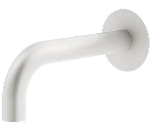 Излив Plumberia Selection Ixo SPT0058BO настенный белый матовый