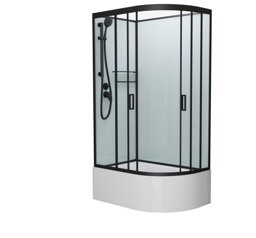 Душевая кабина Frank 152009 120х80 без крыши ориентация левая